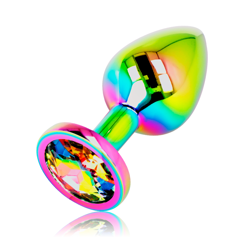 Ohmama - plug anal circulo iridiscente talla s