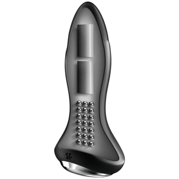 Satisfyer - rotator plug 1+ plug vibrador app negro