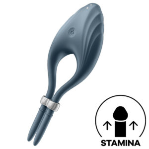 Satisfyer - duelist anillo vibrador gris