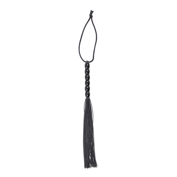 Ohmama fetish - lÁtigo con mango silicona acanalado 22 cm