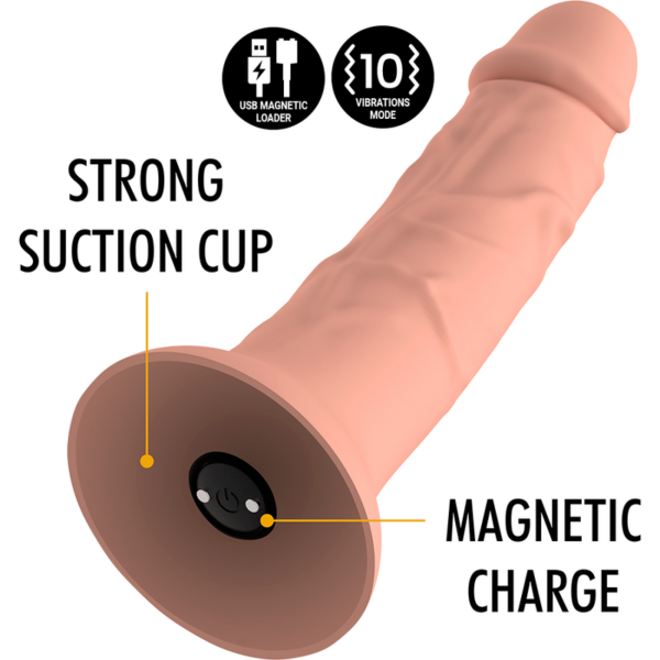 Mythology - asher original dildo m - vibrador compatible con watchme wireless technology