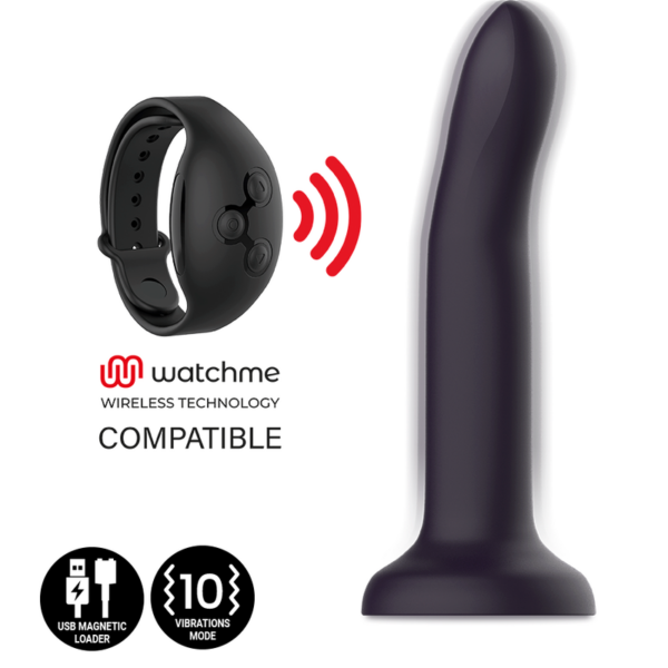 Mythology - duman mystic dildo m - vibrador compatible con watchme wireless technology