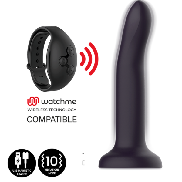 Mythology - duman mystic dildo l - vibrador compatible con watchme wireless technology