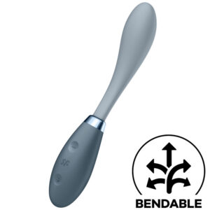 Satisfyer - g-spot flex 3 multi vibrador gris