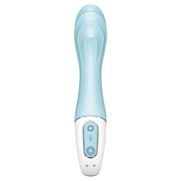 Satisfyer - air pump vibrator 5+ vibrador punto g inflable app azul