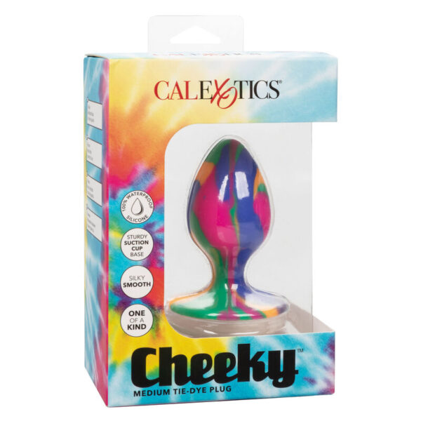 Calexotics - cheeky medium tie-dye plug anal