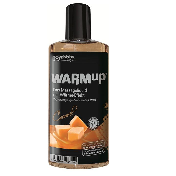 Joydivision warmup - aceite de masaje efecto calor caramelo 150ml