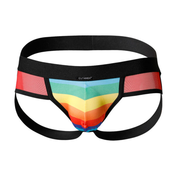 Cut4men - jockstrap rainbow xl