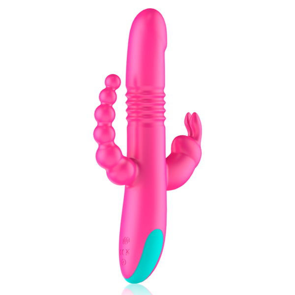Happy loky - donald triple estimulaciÓn: anal, punto g & clÍtoris compatible con watchme wireless technology