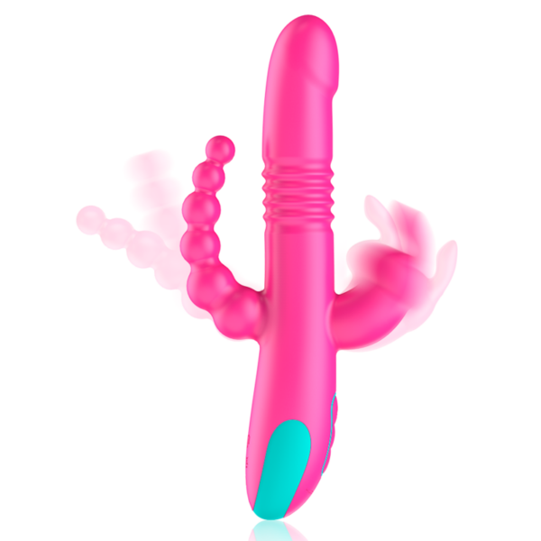 Happy loky - donald triple estimulaciÓn: anal, punto g & clÍtoris compatible con watchme wireless technology