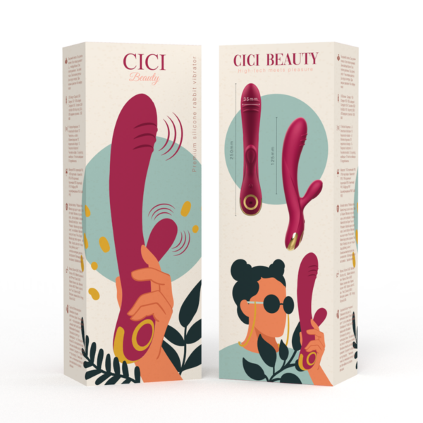 Cici beauty - premium silicone rabbit vibrator