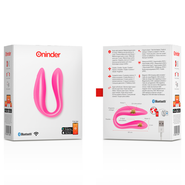 Oninder - lisboa estimulador punto g & clÍtoris rosa - app gratuita rosa