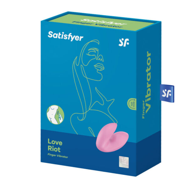 Satisfyer - love riot vibrador dedal rosa
