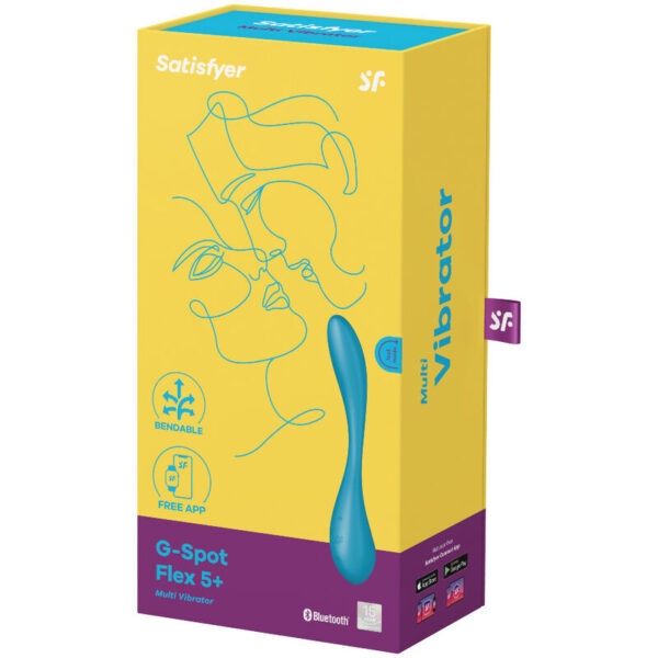 Satisfyer - g-spot flex 5 multi vibrador azul