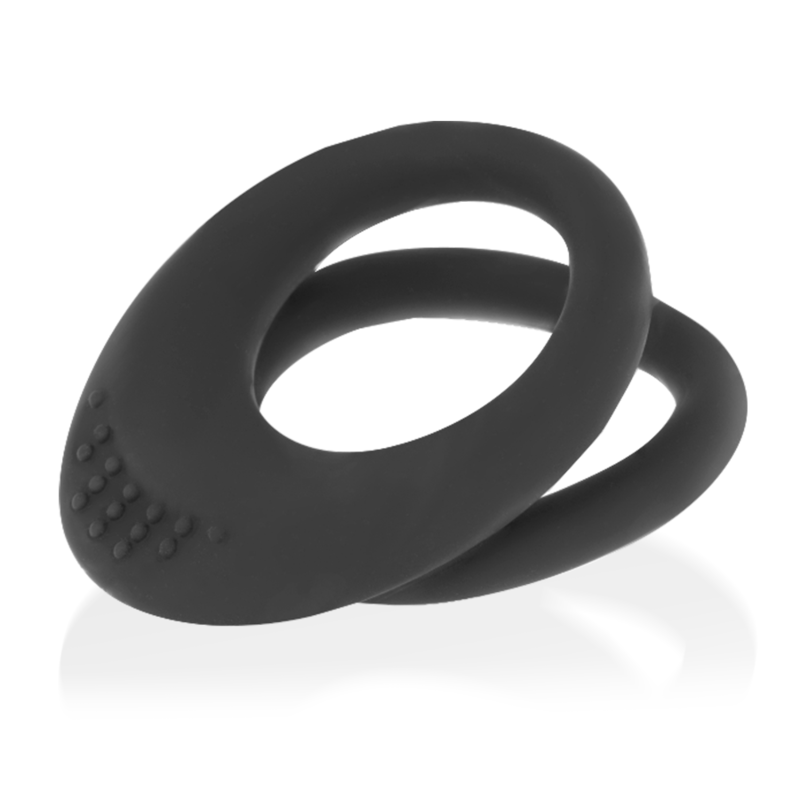 Ohmama fetish - doble anillo silicona 3.5 cm /4.5 cm