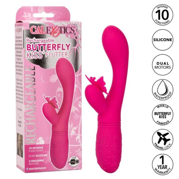 Calexotics - butterfly kiss flutter rosa