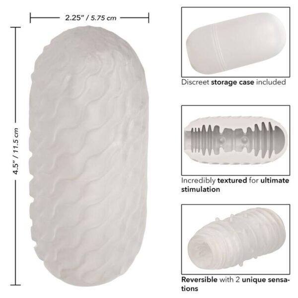 Calexotics - reversible ribbed stroker