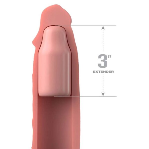 Fantasy x- tensions - pipedreams sleeve 22,86 cm + 7,62 cm plug skin