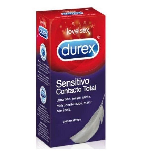 Durex sensitivo contacto total 6 uds