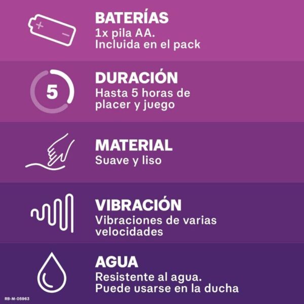 Durex - vibrador intense orgasmic pure fantasy