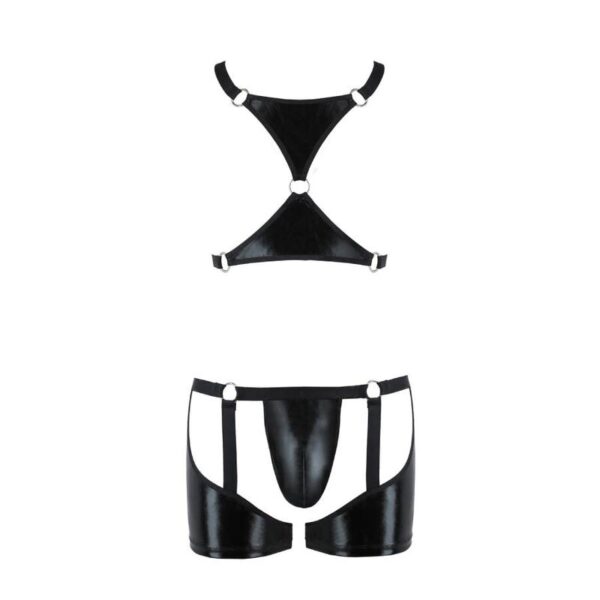Passion - 047 set aron negro s/m