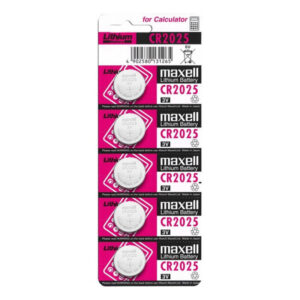 Maxell - pila boton litio cr2025 3v blister*5