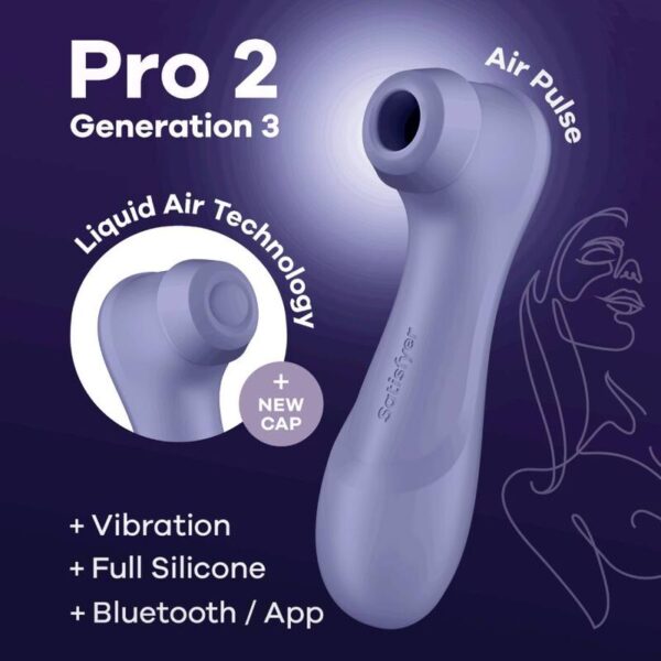Satisfyer - pro 2 generaciÓn 3 lila bluetooth & app