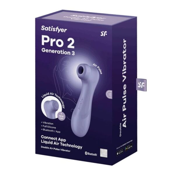 Satisfyer - pro 2 generaciÓn 3 lila bluetooth & app