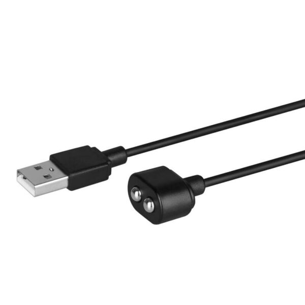Satisfyer - cable usb cargador negro