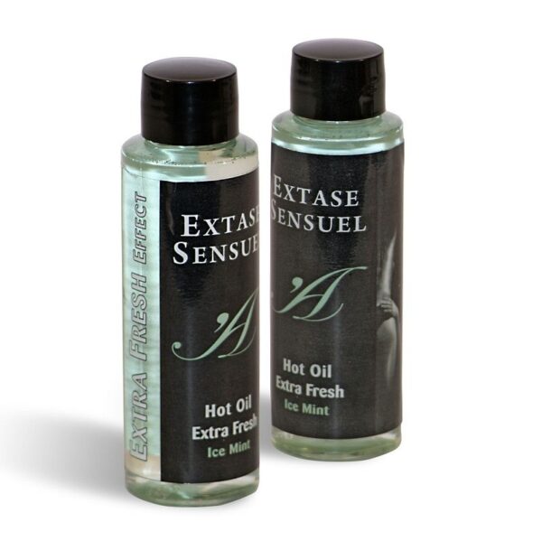 Extase sensual - aceite masaje efecto extra fresh hielo 100 ml