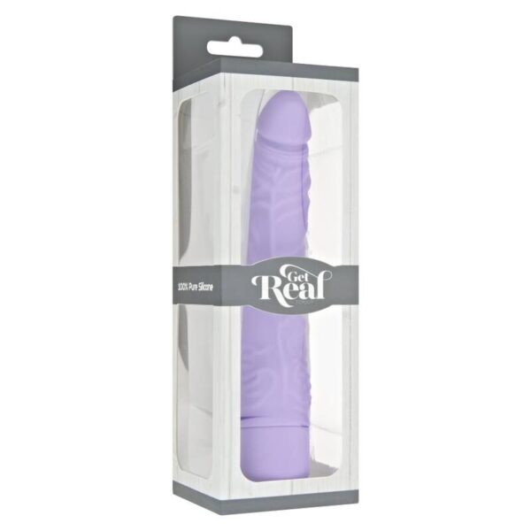 Get real - classic slim vibrador morado