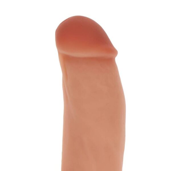 Get real - dildo silicona 18 cm con testiculos natural