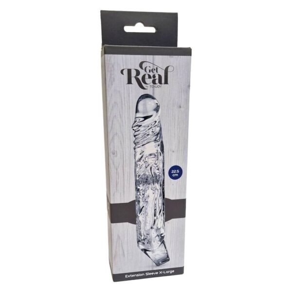 Get real - extension extralargo 22,5 cm transparente