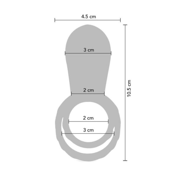 Xocoon - anillo vibrador para parejas fucsia