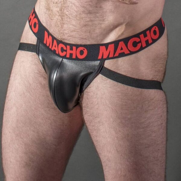Macho - mx25rc jock cuero rojo m