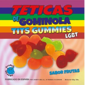 Diablo goloso - teticas de gominola brillo surtidas lgtb