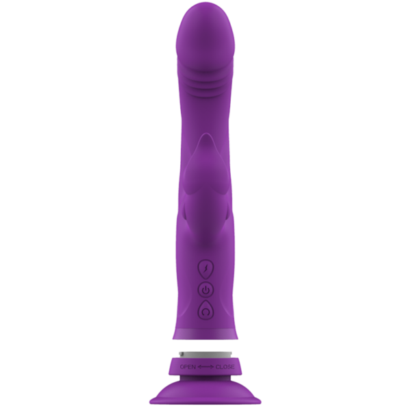 Intense - casanova vibrador rabbit silicona triple motor morado