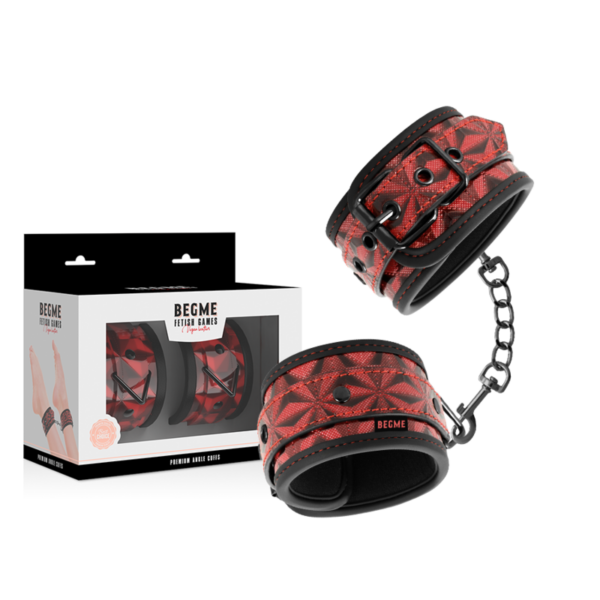 Begme - red edition esposas para tobillos con forro de neopreno