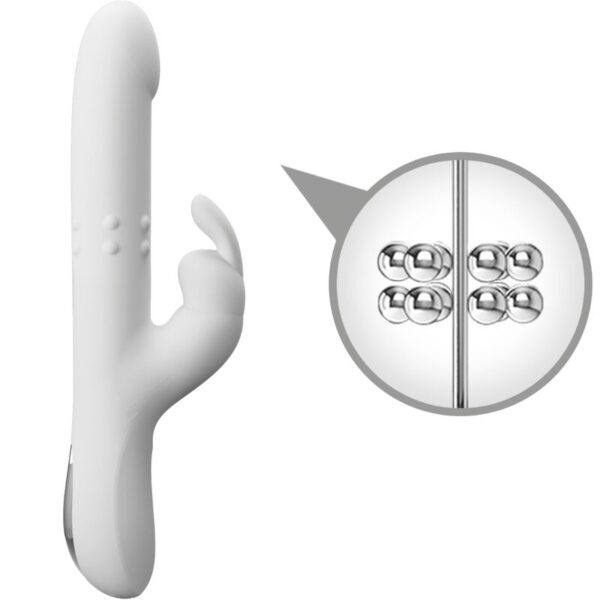 Pretty love - reese vibrador con rotaciÓn plateado