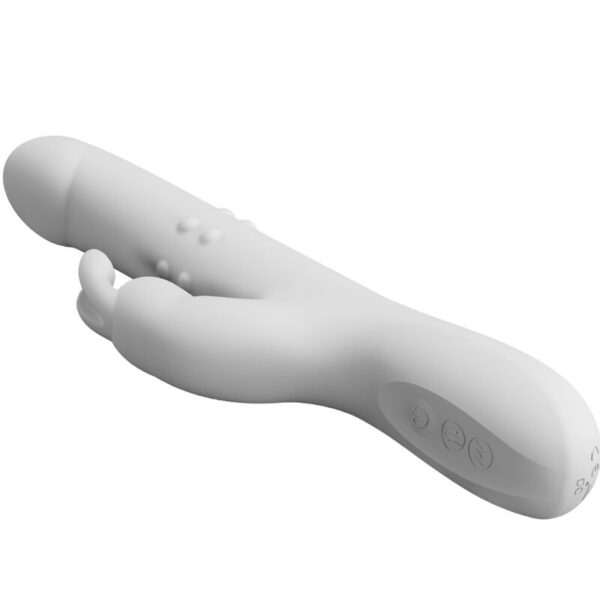 Pretty love - reese vibrador con rotaciÓn plateado