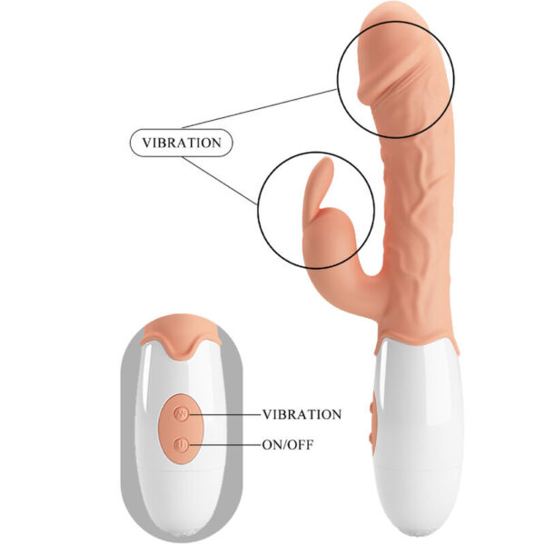 Pretty love - easter bunny vibrador con estimulador