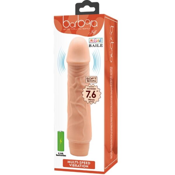 Baile - barbara vibrador realÍstico 20 cm