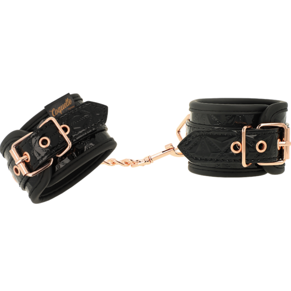 Coquette chic desire - black edition esposas para manos con forro de neopreno