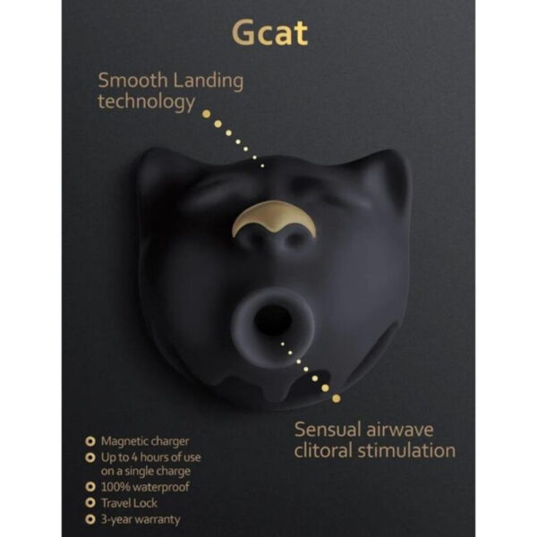 G-vibe - gcat mystic succionador de clÍtoris negro