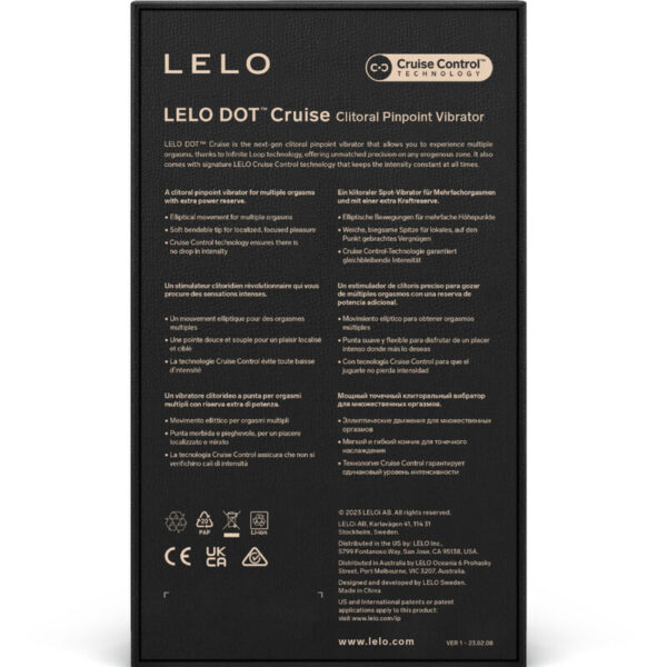 Lelo - dot cruise estimulador de clÍtoris naranja ocre