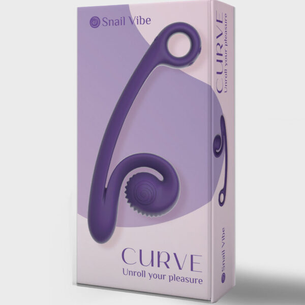 Snail vibe - curve vibrador morado