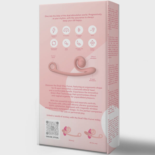 Snail vibe - curve vibrador naranja