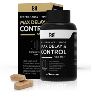 Black bull - max delay & control mÁximo rendimiento para hombre 60 cÁpsulas