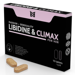 Black bull - libidine & climax aumento lÍbido para mujer 10 cÁpsulas