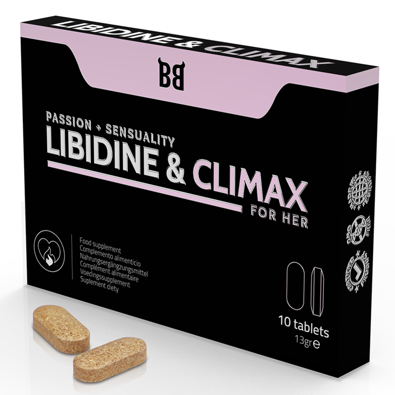 Black bull - libidine & climax aumento lÍbido para mujer 10 cÁpsulas
